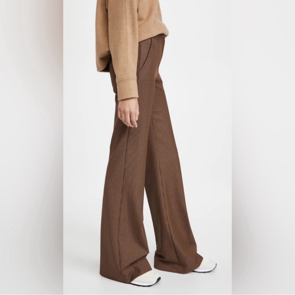 Veronica Beard Lebone Micro-Gingham Flared Trouse… - image 6